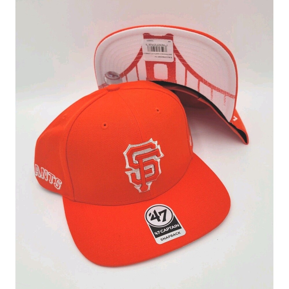 San Francisco Giants '47 Brand City Connect 2021 Orange Snapback NEW